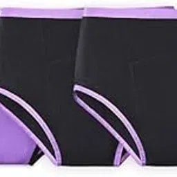 superbottoms MaxAbsorb® Period Underwear | Period Panty for Women | 8Hr Absorption | No Leaks, No Stains | High Waist, Full Coverage | Bamboo Fabric + Cotton - Pack of 3 + Clutch-picture-54