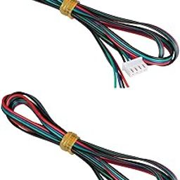 Invento 2pcs 1 mtr Nema 17 6pin XH2.54 to 4 wire connector stepper motor 3d printer-picture-6
