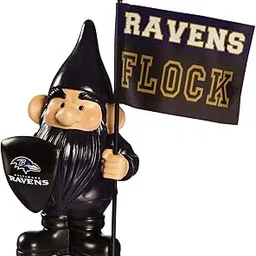 Team Sports America Baltimore Ravens, Flag Holder Gnome-picture-44