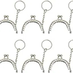 ATORSE 10Pcs Metal Purse Frame Semicircle Bag Handle Bag Kiss Clasp Lock for Sewing Silver|Crafts|Sewing|Foundations & Undergarments|Purse Handles, Frames & Feet-image-32
