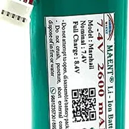 7.4V 2600/2900/3200/3400 mah Lithium Ion Bluetooth Speaker Battery Compatible with Marshall Stockwell II C406A3 (2600 mah)-image-68