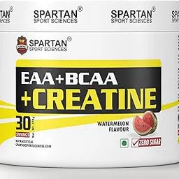 Spartan Sport Sciences EAA+BCAA+Creatine Powder | Zero Sugar Added, 30 Servings | Watermelon Flavour - 170g-picture-52