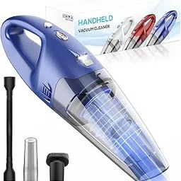 YOOHI Handheld Vacuum Cordless Rechargeable,Car Vacuum Cordless Cleaner,1.5lbs Lightweight Dust Busters Cordless Rechargeable with LED Light/Multi Accessories for Car and Home, Mine Portable Vacuum-picture-20