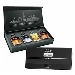 la pink Luxury French Pure Perfume Gift Set for Men 120ml | Long Lasting & Travel Friendly (30ml x 4) Perfume Set for Every Occasion-picture-13