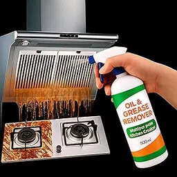 Kitchen Cleaner Spray Oil & Grease Stain Remover Stove & Chimney Cleaner Spray Non-Flammable Nontoxic Magic Degreaser for Kitchen Gas Stove Grill Fan Cleaning (Pack of 1)-picture-33