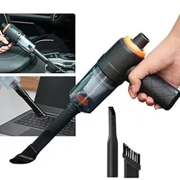 MILAAN Portable Electric Nail Drill Professional Cleaner Dust Collection/2 in 1 Car Vacuum Cleaner Handheld Wireless Home Car USB Rechargeable Hand Cart, Moving Box Recycled Material (2 in 1 Vacuum)-image-45