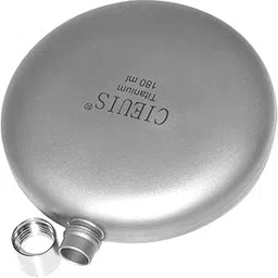 UJEAVETTE Titanium Hip Flask Portable Leakproof Drinking Cup for Travelling Camping Flask Only-picture-10