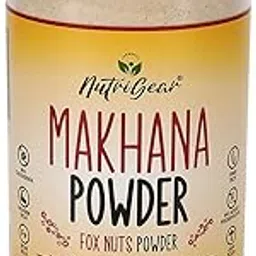 nutrigear NutriGear� | Premium Foxnut Powder | Makhana Powder | Makhana Powder | It can improve Heart Health, Bone Strength Controls Blood Sugar Levels | Diabetic friendly super food rich in minerals - Pack 1-picture-11