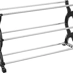 RUSHIL WERE Shoe Rack for Home Cabinet with Cover Dust-Proof Storage Organizer (Black, 3)-picture-61