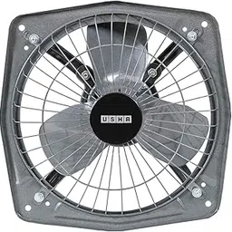 USHA 230mm Aeroclean 2500 RPM Pro High Speed Metal Exhaust Fan for Kitchen (Grey)-picture-27