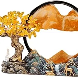 ECOMISTIQ LICHTS®3D Moving Sand Art Picture DécorDynamic Art Sand Painting for Home Desk Bar Style A|Home & Garden | Home Décor| Other Home Décor-picture-59