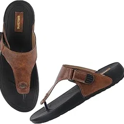 urjo Men's Glf21 Extra Soft Slippers with Cushion FootBed for Adult | Comfortable & Light Weight | Stylish & Anti-Skid | Waterproof & Dailywear Chappal for Gents/Boys (Welcome)-picture-19