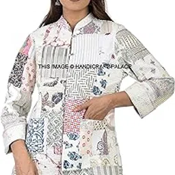 ravaiyaa - attitude is everything Women's Cotton Standard Length Jacket-picture-34