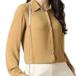 allen solly Women's Solid Regular Fit Shirt-picture-23