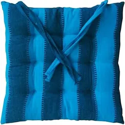 D Blue Chair Pads 40x40 cm 16X16 inch- Beige,Square Seat Cushions with Thick 600G Cotton Filler & Ties, Medium Size for Sitting, Pooja, Dining Table, Outdoor,-picture-25