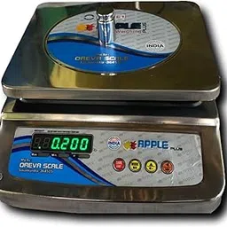 Apple plus Digital weighing scale Dual Green display 40kg With 6Volt 5Ah Battery And Govt.Stamping Certificate.-image-27