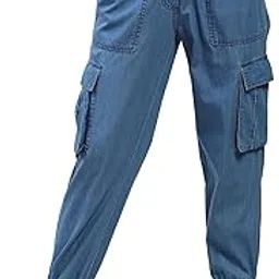 label ritu kumar Blue Jogger Pants-picture-18