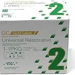 GC Gold Label Universal Restorative Glass Ionomer Cement, 15g Powder and 10g Liquid, Type 2GC Gold Label Universal Restorative Glass Ionomer Cement, 15g Powder and 10g Liquid, Type 2-image-5