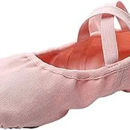 enakshi (label) Canvas Ballet Slipper Split-Sole Shoes Fitness Gymnastics Flats Pink_31|Clothing, Shoes & Accessories | Dancewear | Dance Shoes | Ballet-picture-31