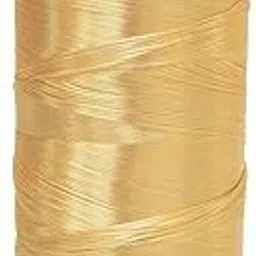 Embroiderymaterial Flat Untwisted Art Silk Thread for Japanese Style Cross-Stitch Hand Embroidery-1 Roll/2000Meter (2187 Yards) Color Gold-picture-45