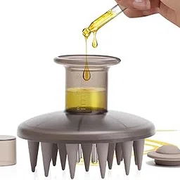 BLURISM Hair Oil Applicator Brush for Hair Growth, Scalp Treatment Applicator Comb with Silicone Bristles for Scalp Massager Relaxing, Serums and Oils Comb for Hair Care and Nourishment-image-72
