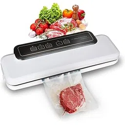 Vacuum Sealer Machine - Dry & Wet Air Sealing Machine with Compact Design Efficient Vacuum Packing Machine with 10 Vacuum Bags - Perfect for Fruits, Meat, and More!-image-81