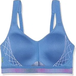 triumph International Women's Padded | Wireless | 110I596 Triaction Cardio Cloud 32D Blue Sports Bra | Pack of 1-picture-34