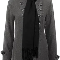 one echelon Cashmere Wool Scarf Stole for Women Men | Large Wrap Shawl in Solid Color with Tassels-picture-28