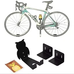 Flamboyant Group Owl Bicycle Aluminum Thickened Bike Display Stand Mounted Wall-Mount Rack Export Hitch Bike Hook Wall Mount Bracket-picture-28