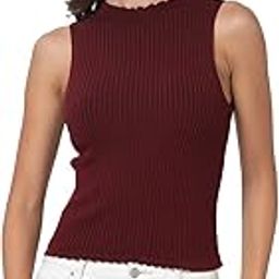 kalt Women High Neck Sleeveless Ribbed Sweater-picture-9