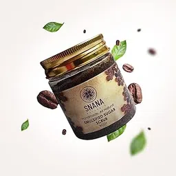 SNANA ® 100% Natural Exfoliating Coffee Body Scrub for Tan Removal & Soft-Smooth Skin | For Women & Men | De-Tan Bathing Scrub with Cocoa Butter and Ground Coffee Removes Dirt & Dead Skin- 100gm-picture-32