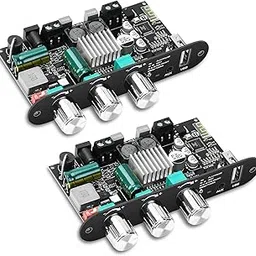 Daakro 2PCS ZK-1001U Mono Bluetooth Amplifier Board with TWS, 100W Home Audio Amplifier Board,Vehicle Amp Wide Voltage Input 9-24V,Supports USB/AUX/Bluetooth Input for DIY Wireless Speaker-picture-63