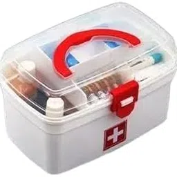 Medical Boxes Medicine Boxes Compact First Aid Boxes Handy Medical Boxes Plastic Pill Boxes Plastic Rectangular Medicine Boxes, Medical Boxes (White) (17 -P3030)-picture-54