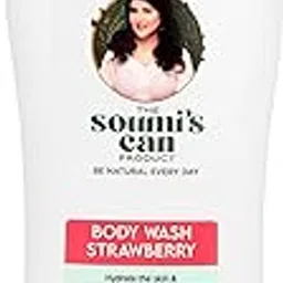 THE SOUMI'S CAN PRODUCT Body Wash Strawberry with Silicon Oil & Glycerin for Deep Hydration, Skin Elasticity & Moisture Lock | Gentle Cleansing & Nourishing Formula | For Women & Men | For All Skin Types | 200ml (Pack of 1)-picture-11