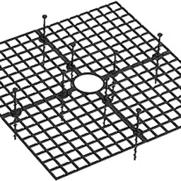 MERISHOPP™ Plant Pot Grid Soil Protector Covers Gardening Outdoor Cuttable Flower Cover Black Sqaure 30Cm-picture-14