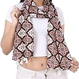 jvnine Women Printed Scarf (Stole) With Tassels-picture-38