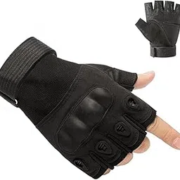 UROCK Weight Lifting Gloves – Rubber Padded Gloves for Men Women Workout | Weight Lifting Straps for Heavy Lifting (Army Black)-picture-21