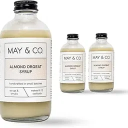 MAY & CO. Almond Orgeat Syrup 240ml (Pack of 2) - Cocktail Syrup Handcrafted in Small Batches for Best Mai Tai & Trinidad Sour - Makes 16 cocktails-picture-51