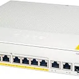 Cisco Catalyst 1000-8FP-E-2G-L Network Switch, 8 Gbe Ports, 120W PoE Budget, 2 1G SFP/RJ-45 Combo Ports, Fanless Operation, External PS, Enhanced Limited (C1000-8FP-E-2G-L) image 1