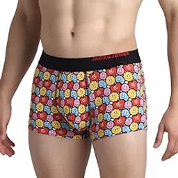 jack & jones Men's Cotton Blend Classic Regular Cartoon Trunks-picture-16