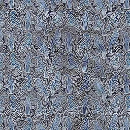 Soimoi Heavyweight Cotton Canvas Fabric Material- 56 Inch Wide, Blue- Bird Print, Ideal for Making Durable Tote Bags, Backpacks, Jackets, Upholstery, Cushions, Outdoor Furniture Covers, 1 Meter-image-36