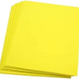 Plain Foam Sheets (Pack of 10,Yellow) for Craft, School Projects, DIY-picture-27