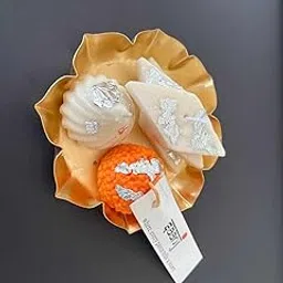 saanj mithai candel Set Modak, Barfi & Laddu Design with Silver Foil Festive Diwali, Puja & Home Décor Gift Pack-picture-19