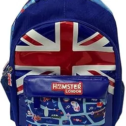 hamster london Royal London Backpack Small – Elegant & Compact School Bag in Blue | Durable, Water-Resistant | Comfortable Fit with Padded Straps | 10L Capacity | Dimensions: W10cm x H35cm x L25cm-picture-57