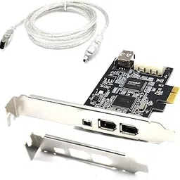 Padarsey PCIe Firewire Card for Windows 10, IEEE 1394 PCI Express Controller 4 Ports(3 x 6 Pin and 1 x 4 Pin), 1394a Firewire 800 Adapter for Windows 7/8/Mac OS with Low Profile Bracket and Cable-image-57