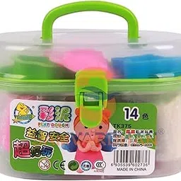 SAMVARDHAN 14 Colors Soft Polymer Play Dough Modelling Clay with Tools (Pack of 1, 3 Tools)-picture-23