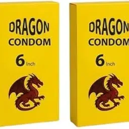 Silicone Cart 2 Piece Imported Dragon Plus condom for mens (6 INCH) Pack Of 2-image-8