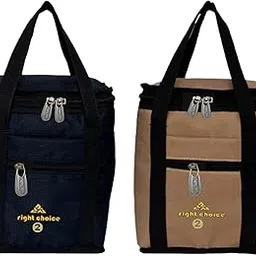 Right Choice Combo Lunch Bags Carry on Tote for School & Office | Hand Messenger Lunch Bag for Kids | Tiffin Bag for School Bag (2002+2003)-image-61