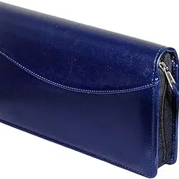 sukeshcraft Multiple Cheque Book Holder | Holds Upto 8 Cheque Books (Rexine - Blue)-picture-23