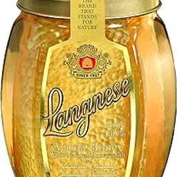Langnese Pure 100% Acacia Honey with Natural Honeycomb 500g-picture-16